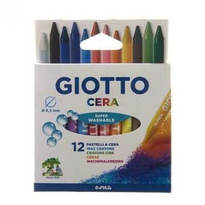 GIOTTO Pastello Cera 12Unt