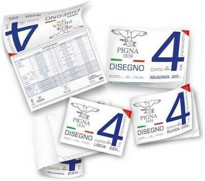 PIGNA Cartella Disegno F4 LISCIO 33x48 20ff 220gr
