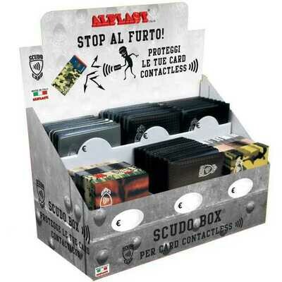 ALPLAST Portacarte SCUDOBOX 6 Referenze scx105pz EXPO