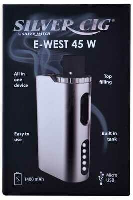 SILVER CIG Kit E-WEST Silver x1pz