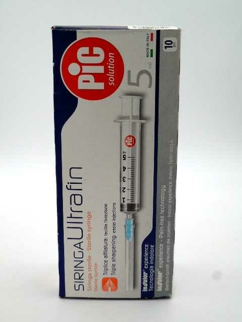 PIC Siringa Ultrafin 5ml 10pz