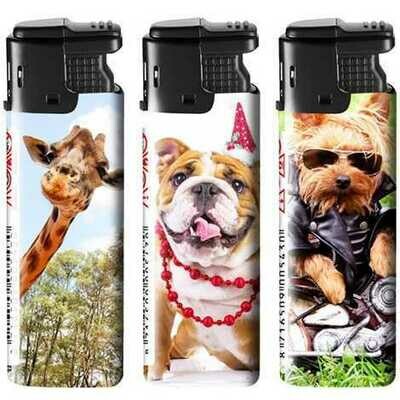 Accendino Antivento LILLI Turbo FUNNY ANIMALS scx50pz