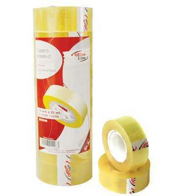 OFFICE LINE Nastro Adesivo 19x33 8Unt