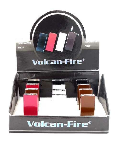 Accendino Elettronico VOLCAN-FIRE con Clip 1Unt