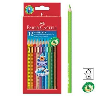 FABER CASTELL Pastelli Colour Grip 12 Unt