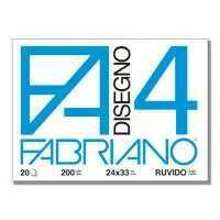FABRIANO Cartella Disegno F4 RUVIDO 24x33 20ff 220gr