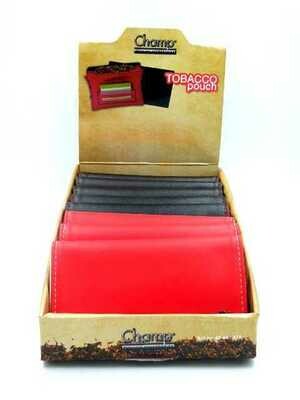 CHAMP Portatabacco Simil Pelle WP Rosso Nero scx12pz