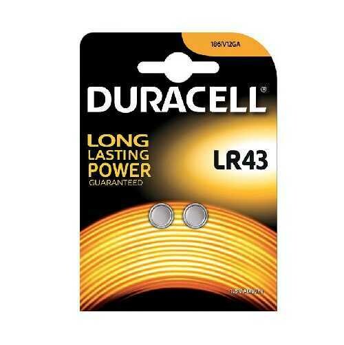 DURACELL Pile LR43 1.5V Blister 2 Pile x1pz