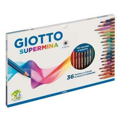 GIOTTO Pastelli Colorati SUPERMINA 36Unt