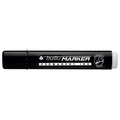 TRATTO Marker FILA Punta Tonda NERO 12Unt