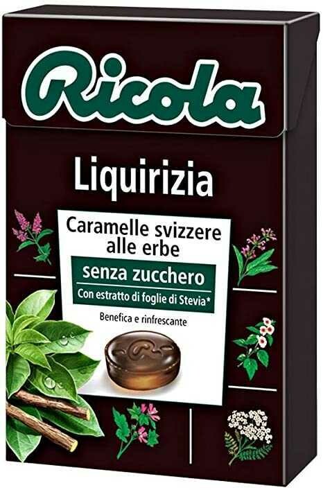 RICOLA Astuccio Liquirizia 50gr SZ scx20pz