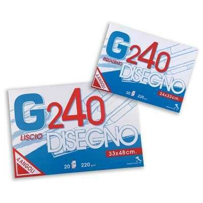 Cartella Disegno G420 LISCIO 24x33 20ff 220gr