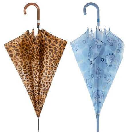 OMBRELLO Nylon Automatico Fantasia Metallo x1pz