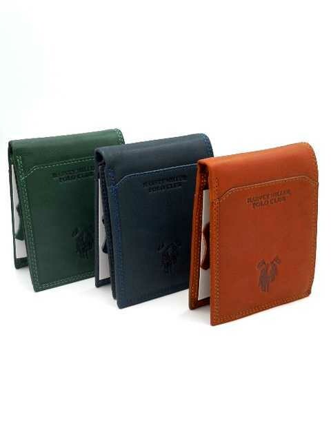 HARVEY MILLER Polo Club Portafoglio In Pelle x1pz