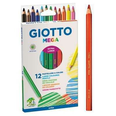 GIOTTO Pastelli Colorati MEGA 12pz