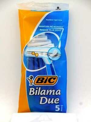BIC Rasoio BILAMA DUE Blu Classic blx5pz