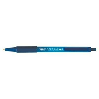 Penna Sfera BIC SOFT FEEL CLIC GRIP Blu 12Unt