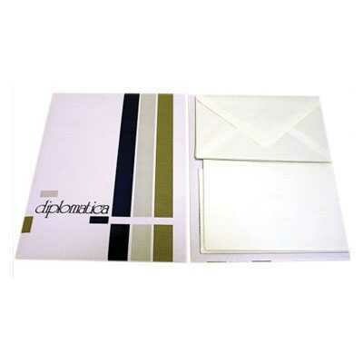 PIGNA Carta Lettere DIPLOMATICA 10 Biglietti e 10 Buste