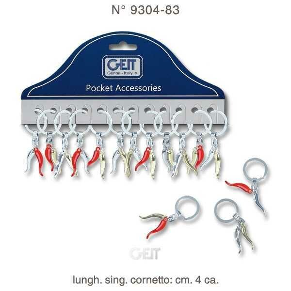 GEIT Portachiavi Portafortuna DOUBLE HORN scx12pz