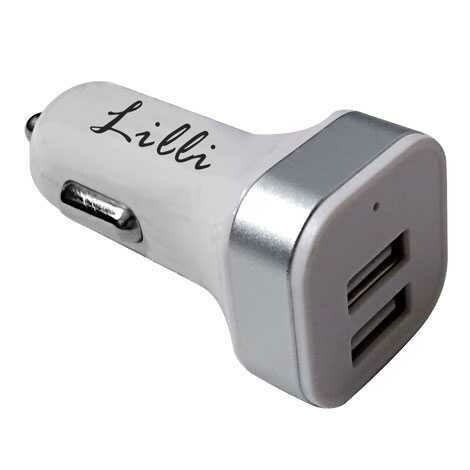 LILLI Ricarica CARICATORE AUTO 2 USB x1pz