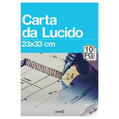 RED IN BLU Blocco CARTA LUCIDO 23x33cm 10ff