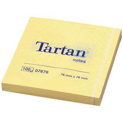 TARTAN Memo 76x76mm 100ff scx12pz