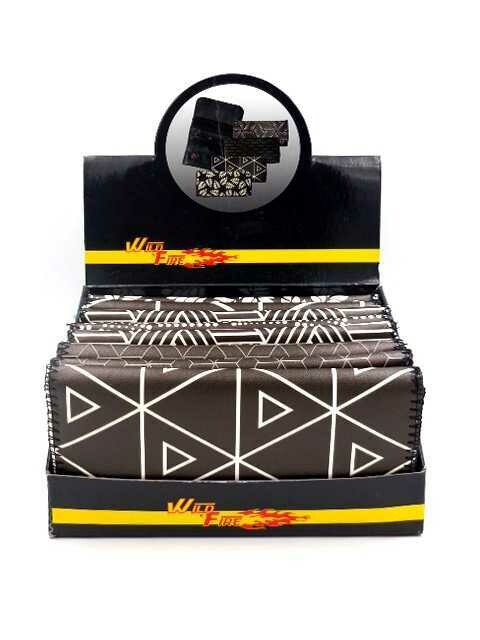 WILD FIRE Portatabacco in PVC XL 16cm BLACK&amp;WHITE x1pz