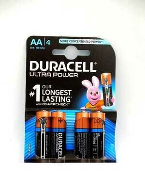 DURACELL ULTRA POWER Pile Stilo AA Blister 4 Pile scx20pz