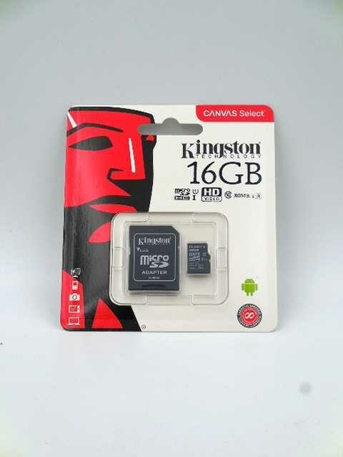 KINGSTON MicroSD 16GB Blister x1pz