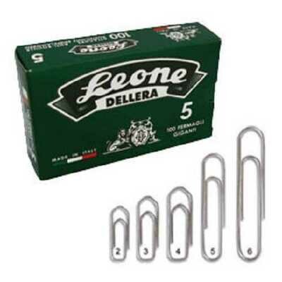 LEONE Fermagli Metallici 5 x1pz