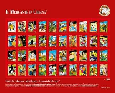 MERCANTE IN CHIANA 2 mazzi da 40carte