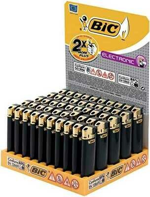 Accendino BIC MAXI ELECTRONIC GOLD scx50pz