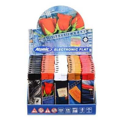 Accendino Elettronico ATOMIC JEANS scx50pz