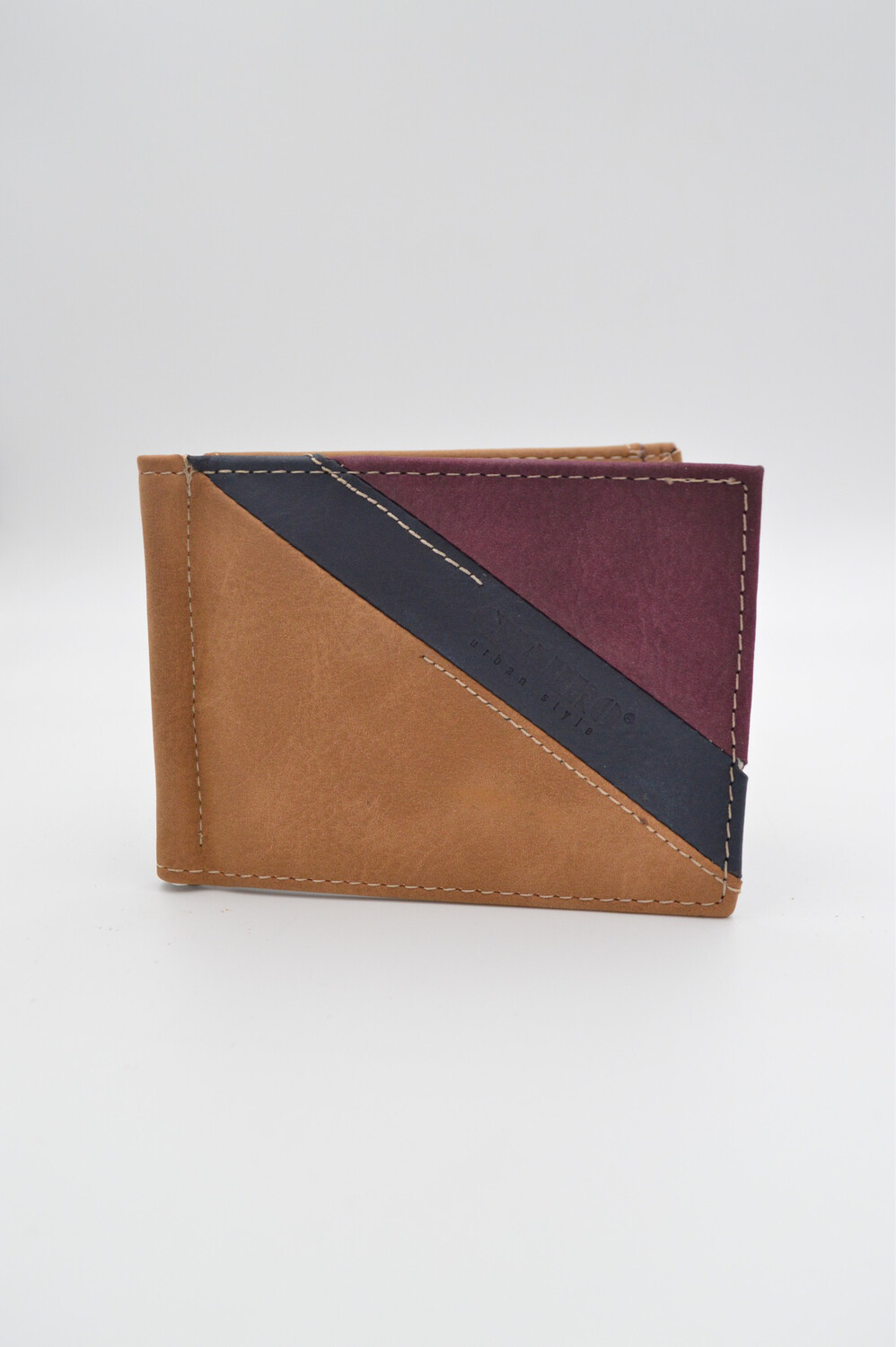 CHARRO Portafoglio in Pelle Uomo con Molletta Fermasoldi x1pz