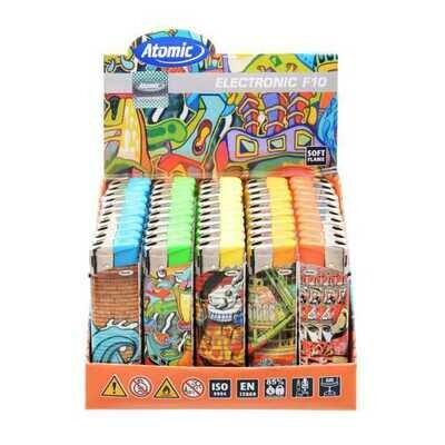 Accendino Elettronico ATOMIC Graffiti scx50pz