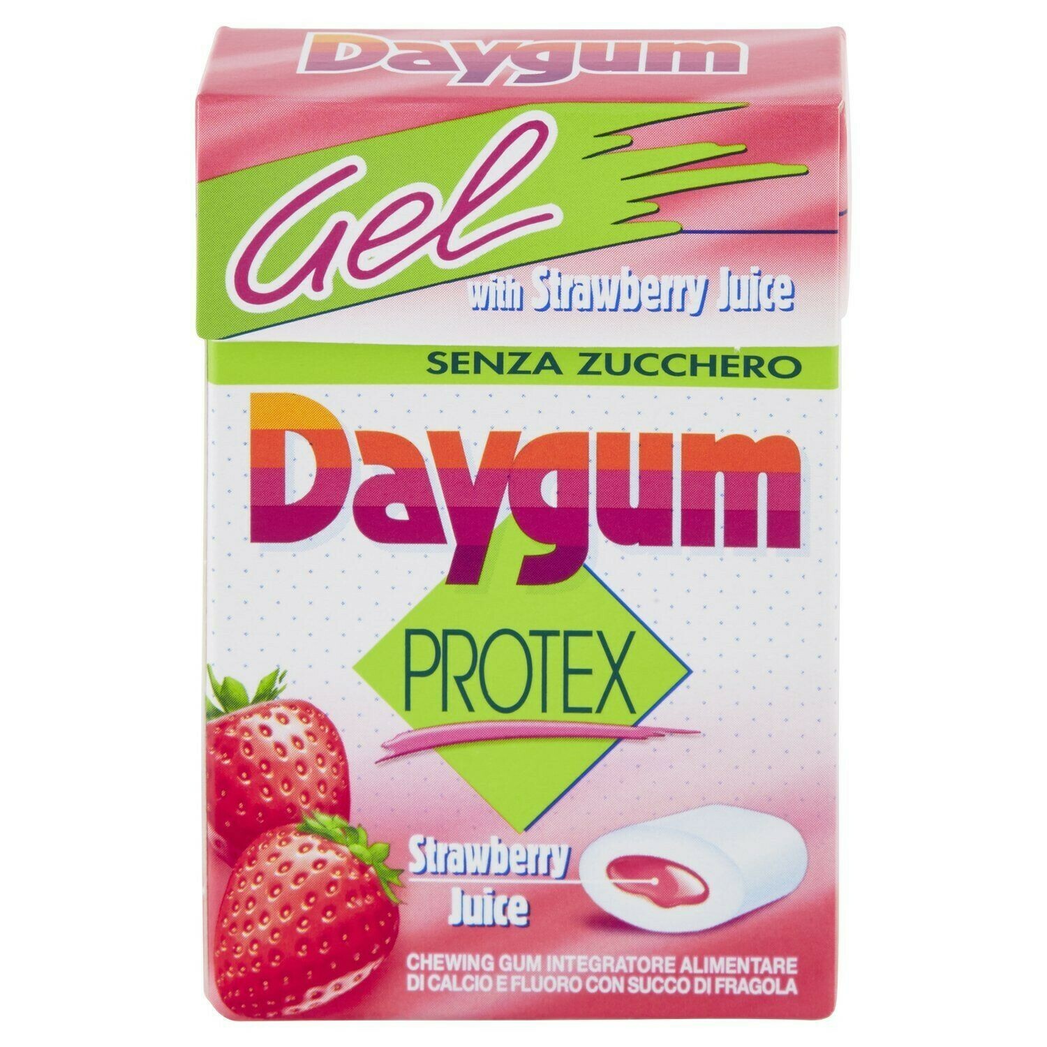 DAYGUM Astuccio PROTEX Fragola Gel scx20pz DAYGUM Astuccio PROTEX Fragola Gel scx20pz