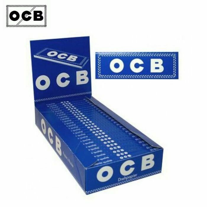 OCB Cartina Corta Singola BLU scx25pz