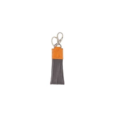 JUICE Portachiavi in Pelle con Zip e Click Gufo x1pz