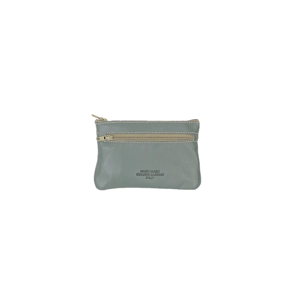 PHIL Portachiavi Bustina in Pelle con 2 Zip x1pz
