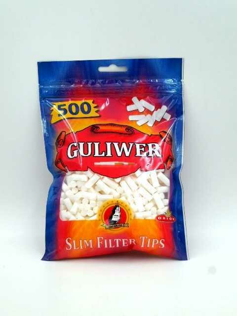 GULIWER Filtri Slim 6mm in Busta da 500ff x1pz