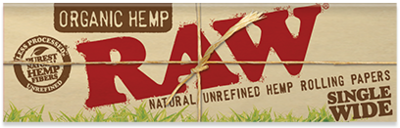 RAW Cartina Corta Singola ORGANIC scx50pz