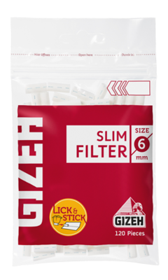 GIZEH Filtri SLIM 6mm in Busta 150ff scx20pz