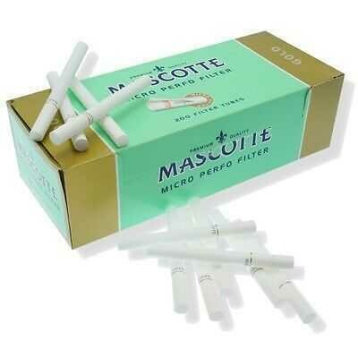 MASCOTTE Tubi Vuoti GOLD Regular 8mm MicroPerfored 200unt scx5pz