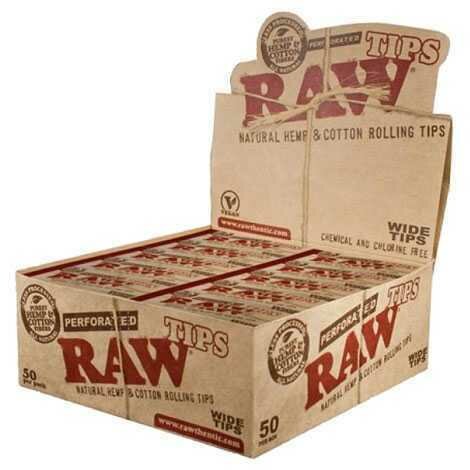 RAW Filtri Carta In Blocchetto Wide Tips Perforated scx50pz