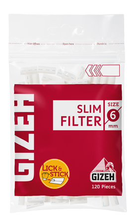 GIZEH Filtri SLIM 6mm in Busta 150ff scx20pz