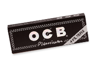 OCB Cartina Corta Singola PREMIUM Nera 24L+FB