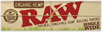 RAW Cartina Corta Singola ORGANIC scx50pz