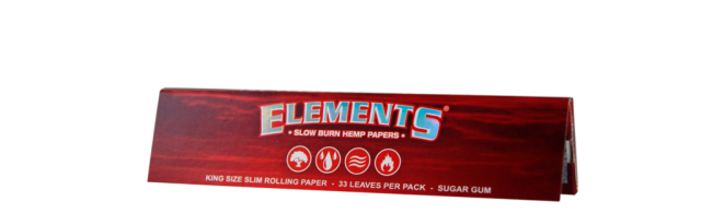 ELEMENTS Cartina Lunga KS Slim ROSSA scx50pz