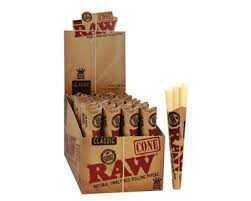 RAW Coni Vuoti Pre-Rollati 3Unt scx32pz