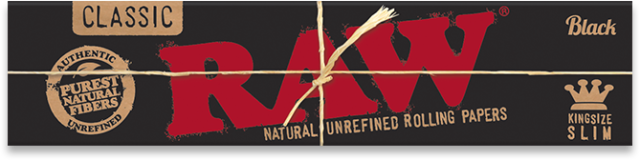 RAW Cartina Lunga KS Slim BLACK scx50pz